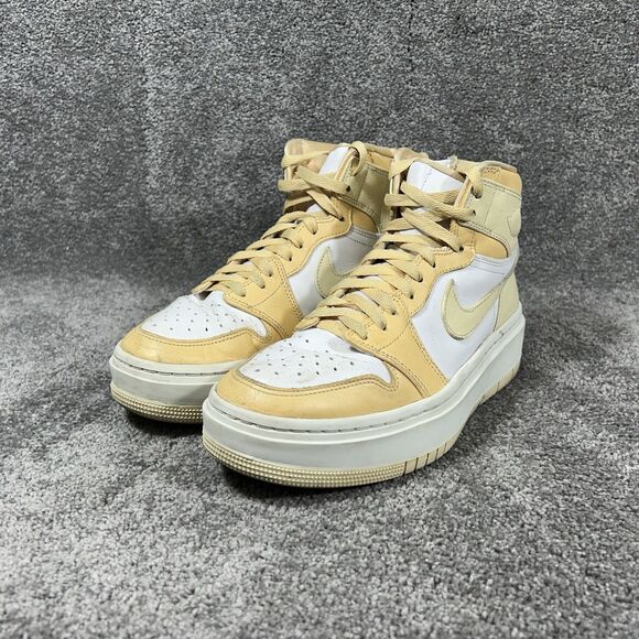 Nike Air Jordan 1 Elevate High DN3253-200 Women's Size 9.5 Celestial Gold Shoes - Picture 4 of 11